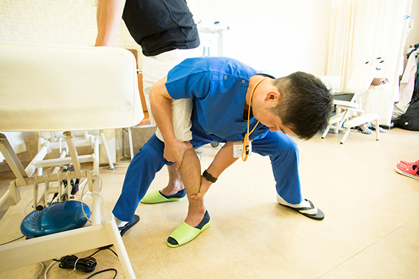慢性痛にも即効手技で早期回復